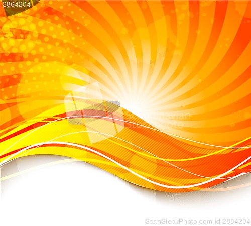 Image of Bright orange background