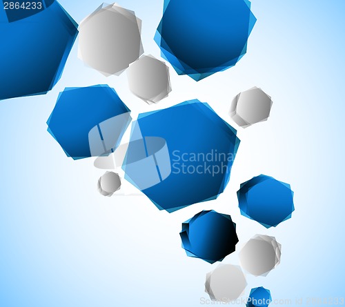 Image of Background with hexagons