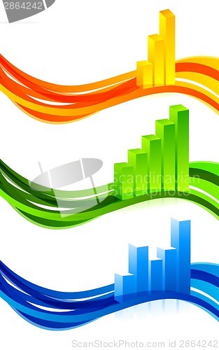 Image of Set of banners with diagram