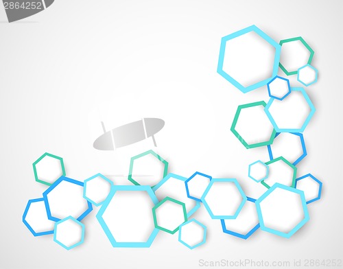 Image of Background with hexagons