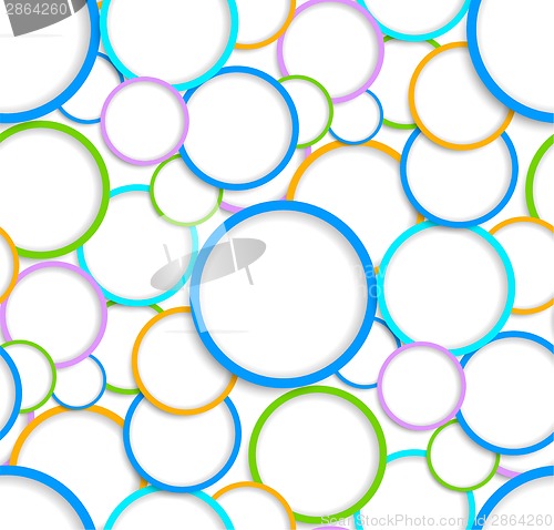 Image of Seamless pattern with circles