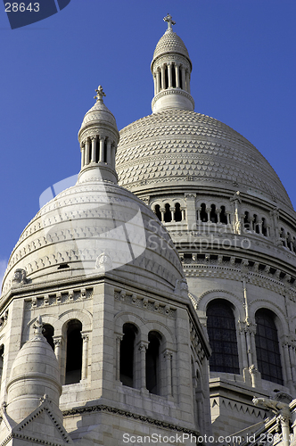 Image of Sacre-coeur, montmartre, paris, france