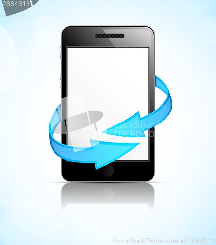 Image of Phone with arrows