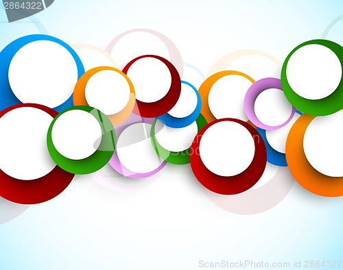 Image of Abstract backgorund with circles
