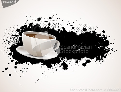 Image of Background with coffee cup