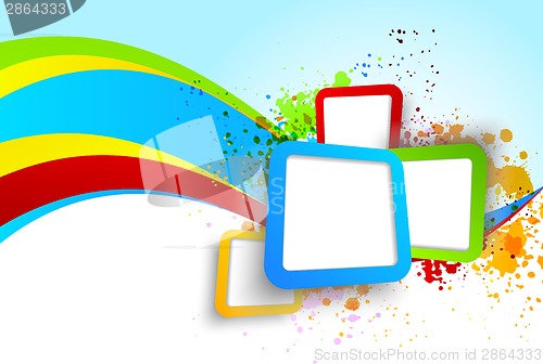 Image of Abstract background with squares