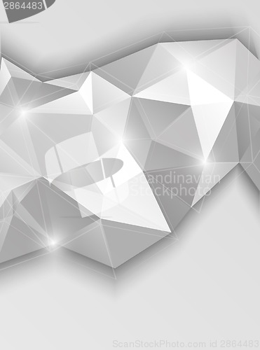 Image of Background with gray triangles