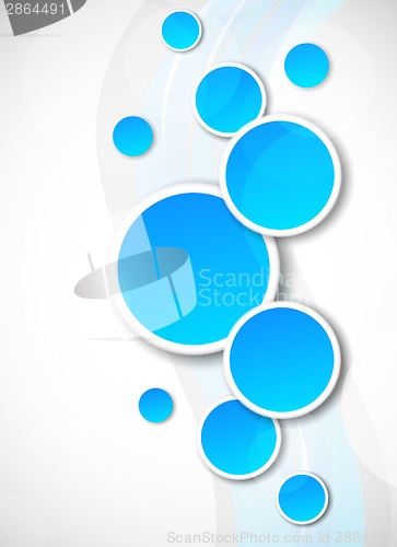 Image of Background with blue circles