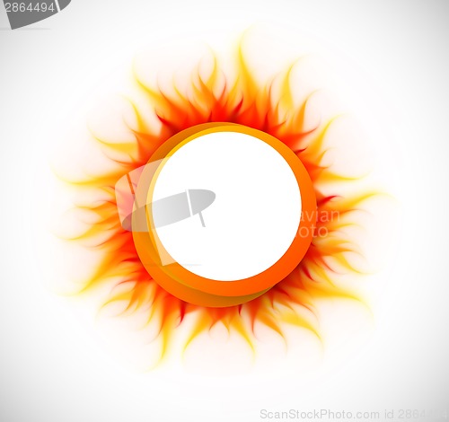 Image of Circle with flame