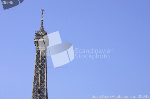 Image of Eiffel tower paris france