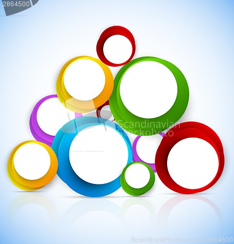 Image of Background with colorful circles