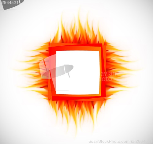 Image of Abstract background with flame