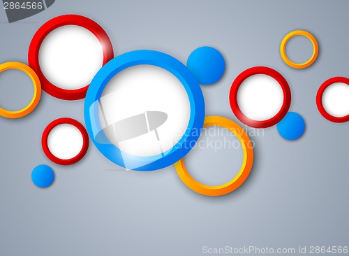 Image of Background with colorful circles