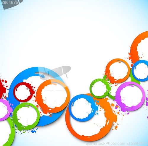 Image of Background with colorful circles