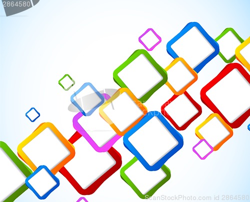 Image of Background with colorful squares