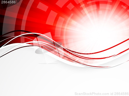 Image of Abstract wavy background