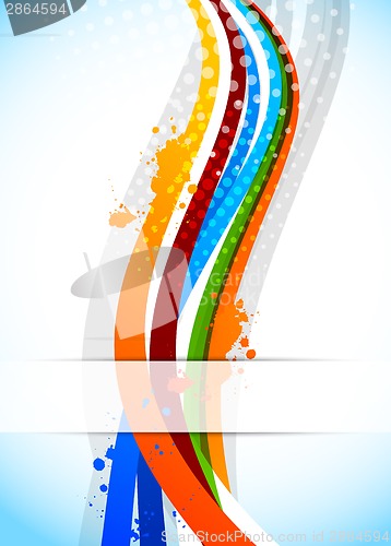 Image of Abstract wavy background