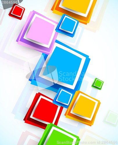 Image of Background with colorful squares