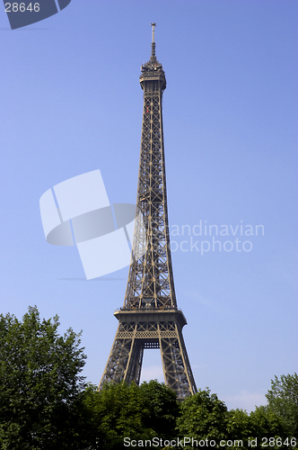 Image of Eiffel tower paris france