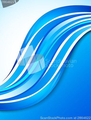 Image of Background with blue wave