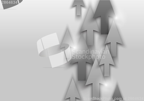 Image of Background with gray arrows