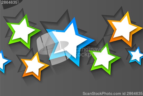 Image of Background with colorful stars