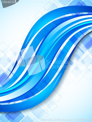Image of Background with blue wave