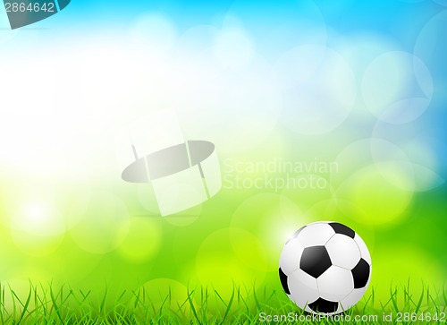 Image of Background with soccer ball