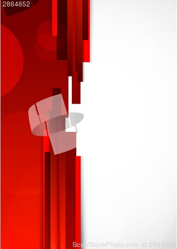 Image of Abstract red background with lines
