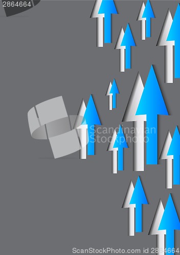 Image of Background with blue arrows