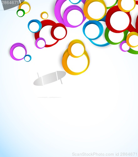 Image of Background with colorful circles