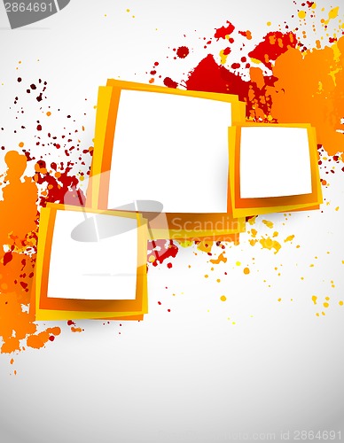 Image of Abstract grunge background with squares