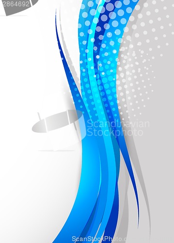 Image of Abstract blue background