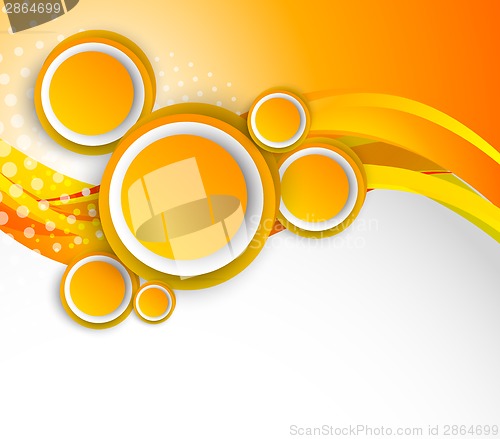 Image of Abstract orange background