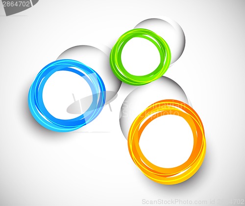 Image of Background with colorful circles