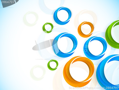 Image of Background with colorful circles