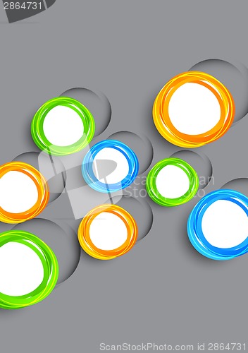 Image of Background with colorful circles