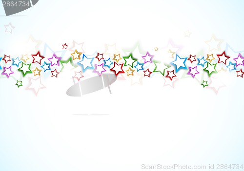 Image of Background with colorful stars