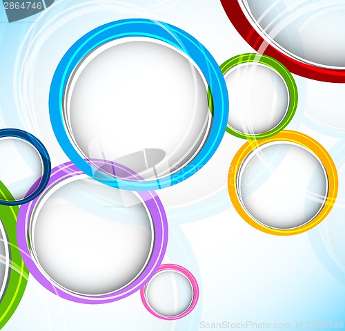 Image of Background with colorful circles