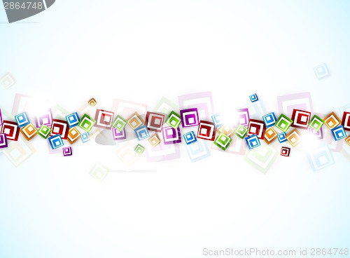 Image of Colorful background with squares