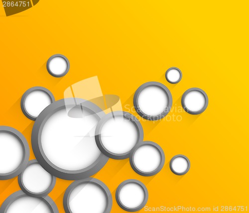 Image of Abstract background with gray circles