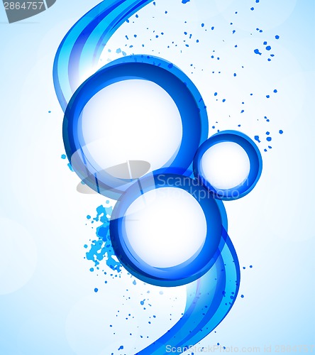 Image of Background with blue circles