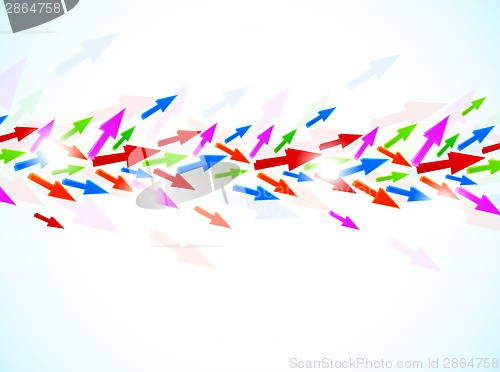 Image of Background with colorful arrows