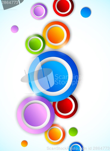Image of Abstract background with circles