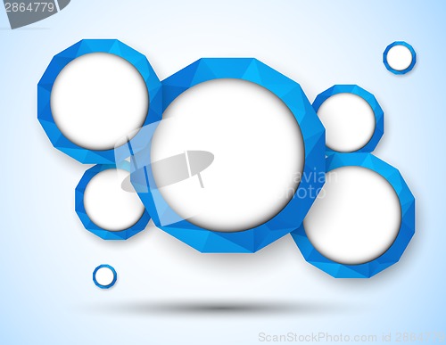 Image of Abstract blue background