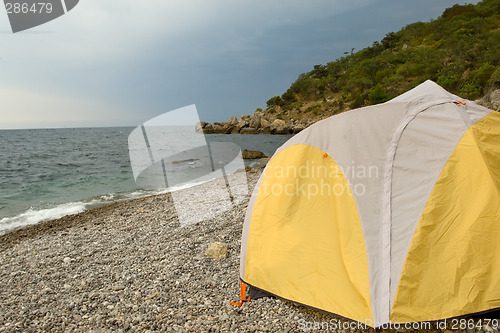 Image of Camping on the beach