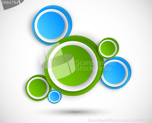 Image of Abstract background with circles