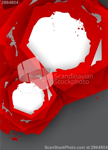 Image of Background with red hexagons