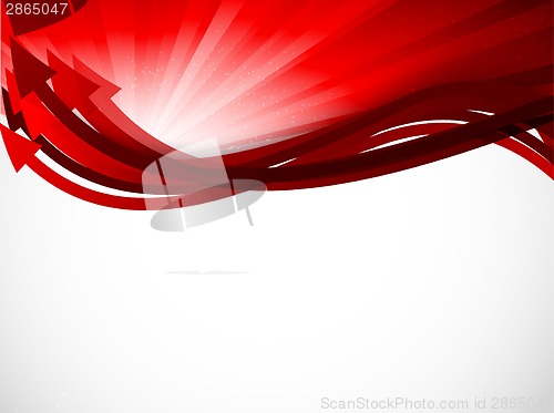 Image of Abstract red background