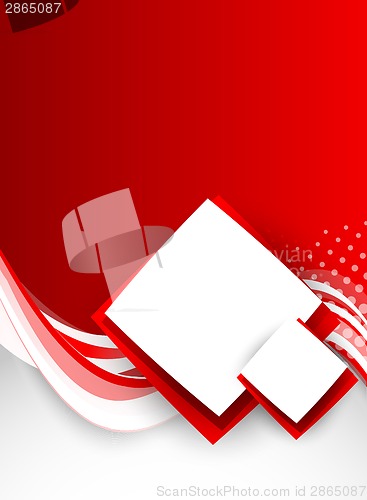 Image of Abstract red brochure
